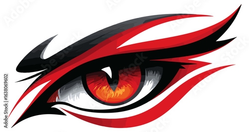 Powerful graphic eye design