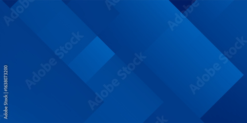 Abstract blue background with glowing geometric lines. Modern blue gradient square shape design eps10