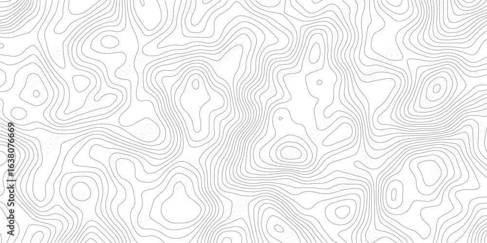 Fototapeta premium abstract vector black luxury topographic line Background of the topographic map. Topographic map lines, contour background. Geographic abstract grid. 