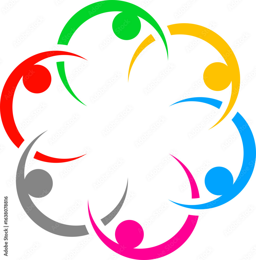 Obraz premium abstract monogram vector logo template