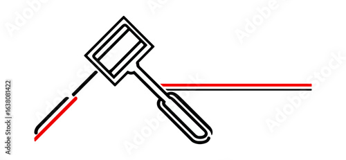 Simple spatula icon graphic design