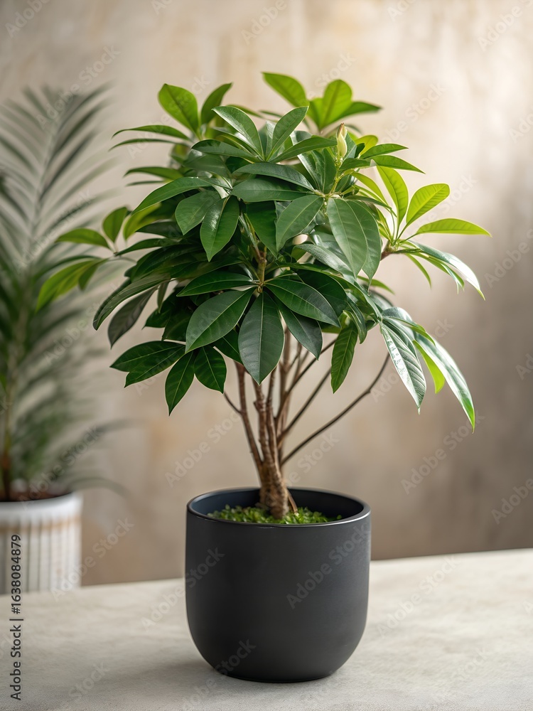 Obraz premium palm tree in a pot