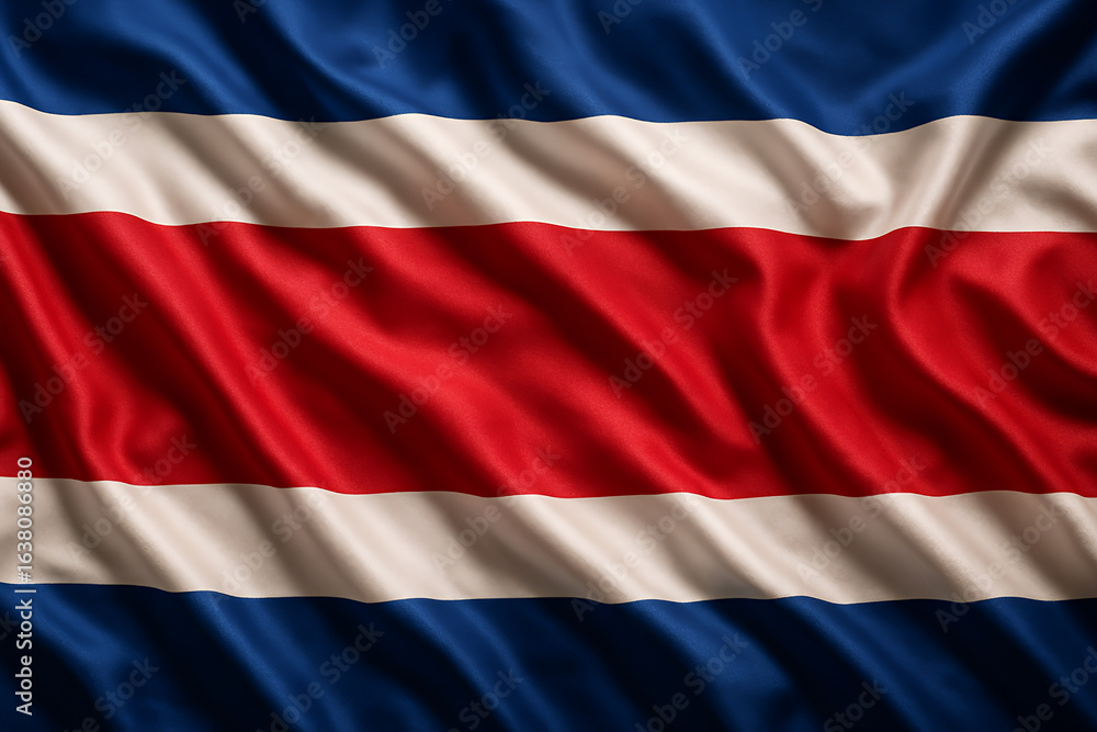 Naklejka premium flag of Costa Rica