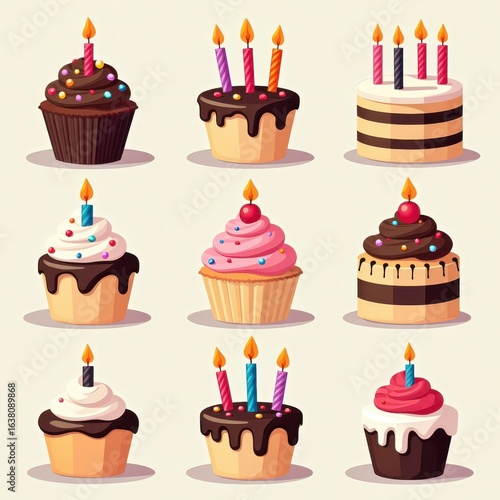 Cupcakes & Cakes Icons
