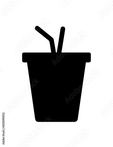 Simple black silhouette refresh icon for lucid origin