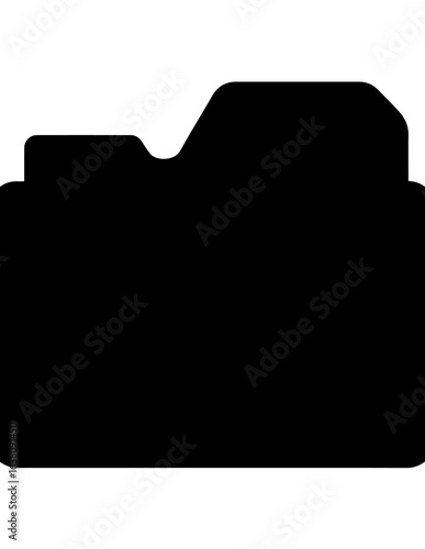 Simple black silhouette icon for lucid origin editing