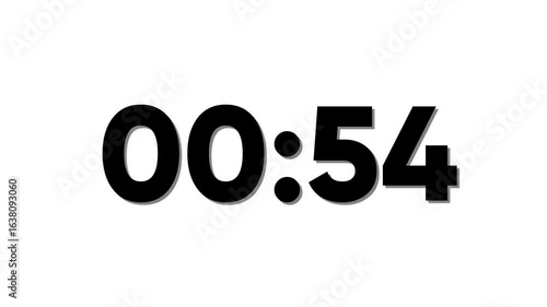 Wallpaper Mural Countdown 1 minute with a dramatic ticking clock, game development, or intense marketing campaigns.1 Minutes Countdown 60 Seconds Counter from 60 to 0 Second. 4k Animation Torontodigital.ca