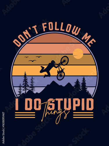 Outdoor retro vintage hiking t-shirt design