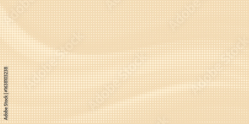 Abstract dots halftone brown color pattern gradient texture background.