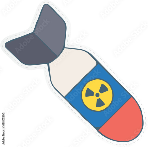a nuclear bomb, a device that utilizes nuclear reactions to create a powerful explosion