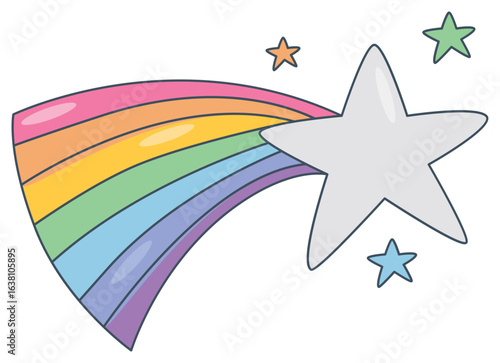 Rainbow colors LGBTQ+ Pride 