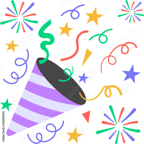 novelty item commonly used at celebrations