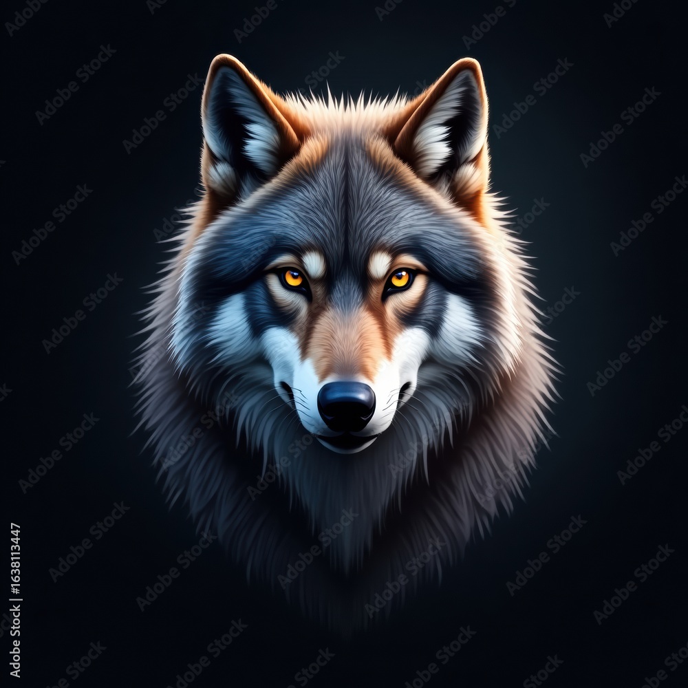 Fototapeta premium Wolf Portrait