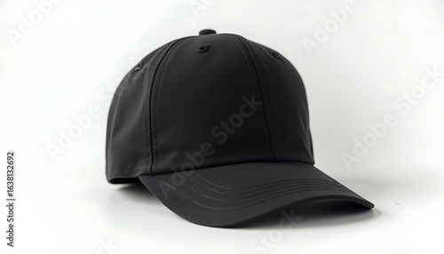 Wallpaper Mural Black Cap on White Background Showing Classic Baseball Style Torontodigital.ca