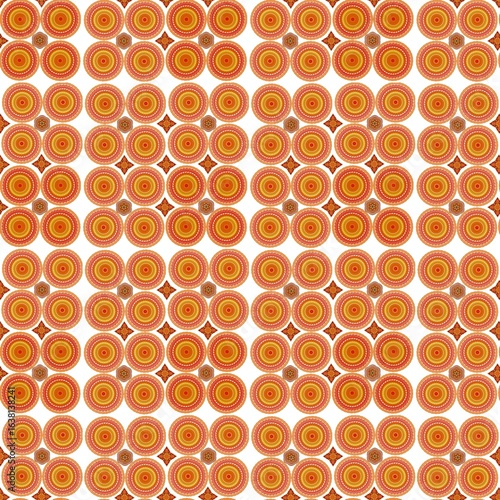 seamless pattern with orange slices