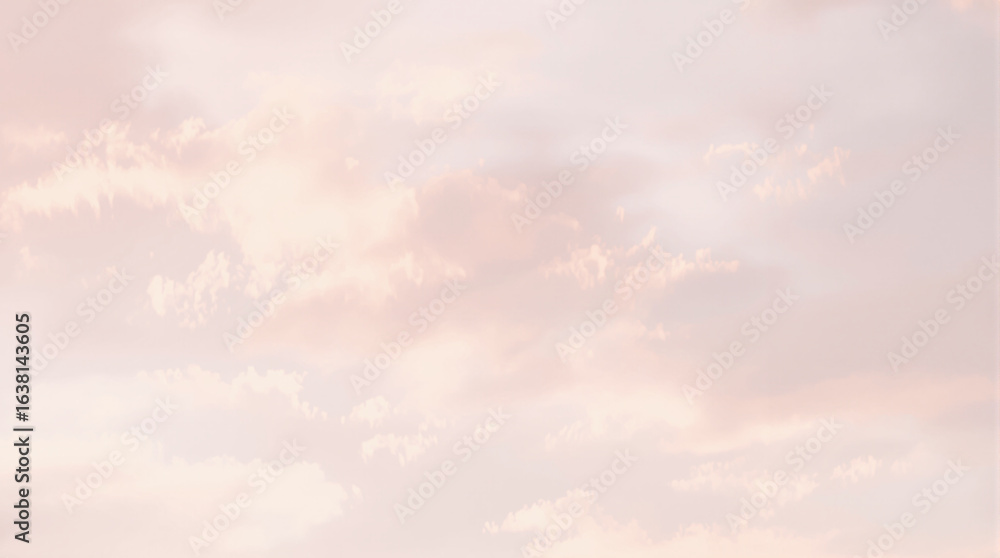 Obraz premium Pastel Pink Sky Background Texture