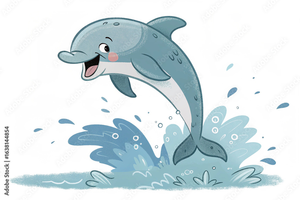 Obraz premium dolphin jumping out of water