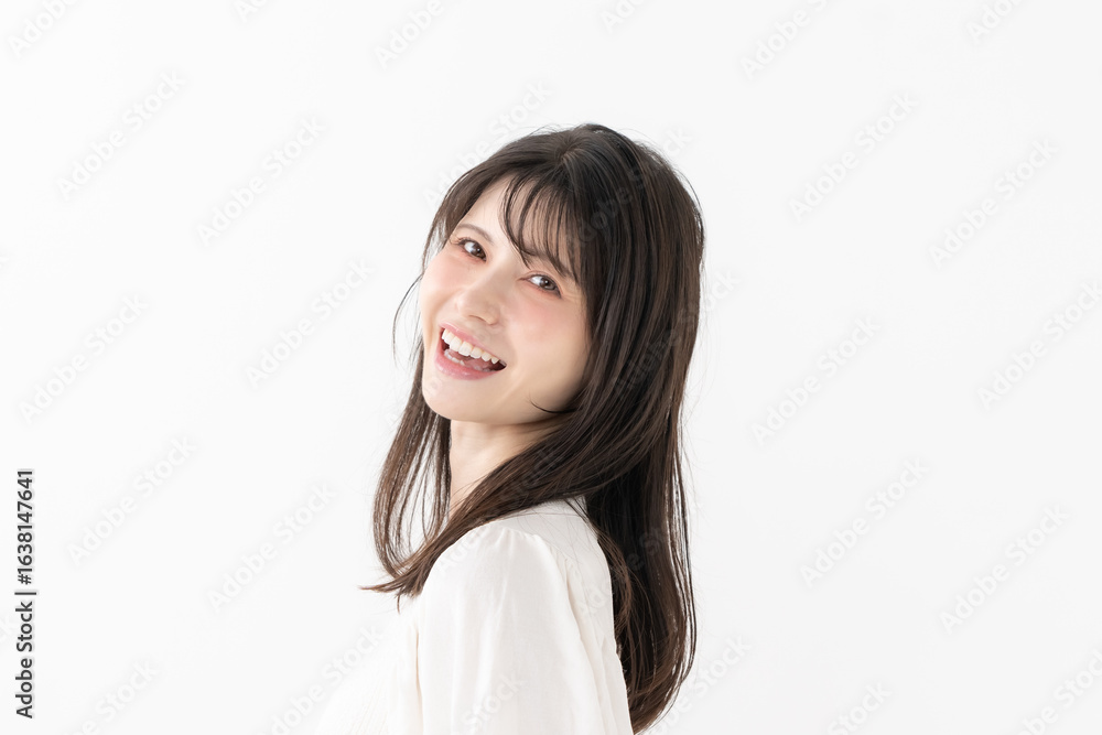 女性 笑顔 女性 笑顔