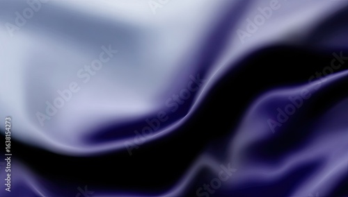 Wallpaper Mural Smooth, flowing silk in shades of blue and purple Torontodigital.ca