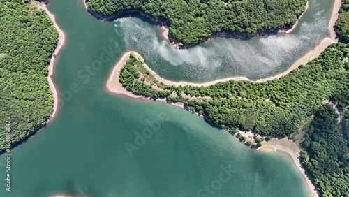 Fototapeta Naklejka Na Ścianę i Meble -  A unique dam view in Türkiye