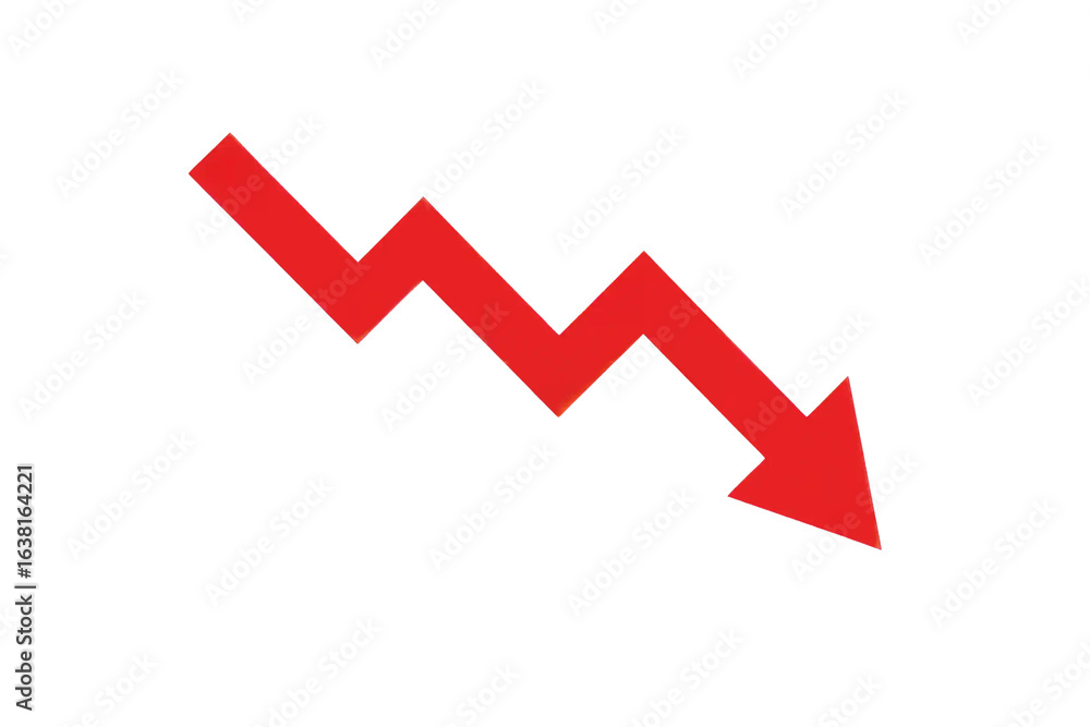 Red arrow pointing downwards on a transparent background. Red arrow pointing downwards on a transparent background.