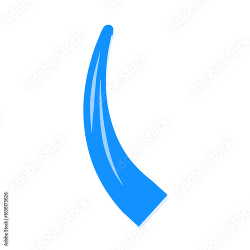 Meandering river beds