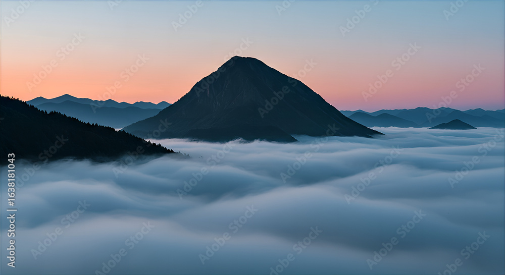 Fototapeta premium photography, landscape, mountains, clouds, beautiful scenery, sunset, sunrise, gradient, mountains, beautiful scenery, landscape photography, professional photography, sun, sky, blue sky, travel, moun