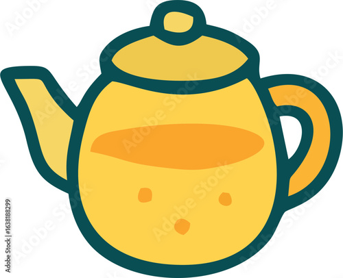 teapot with tea