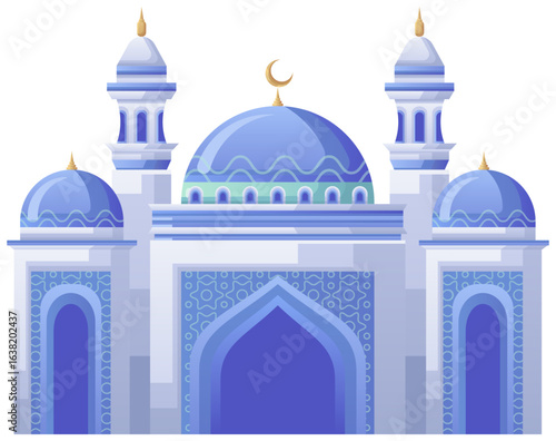 islamic mosque symmetrical