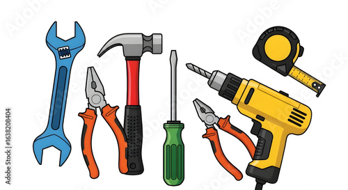 Labor Day industrial tools collection