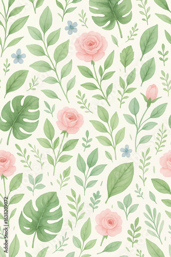 watercolor botanical