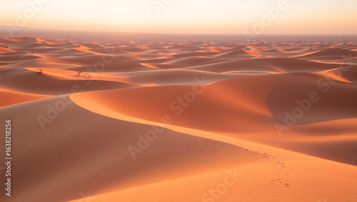 Fototapeta Naklejka Na Ścianę i Meble -  sand dunes in the sahara