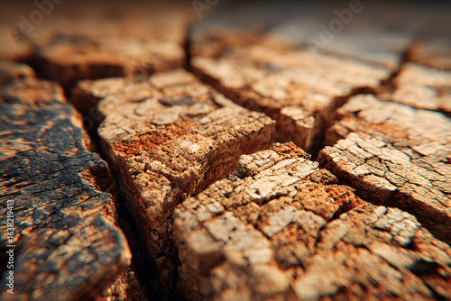 Obraz na płótnie Texture of dark cork surface
