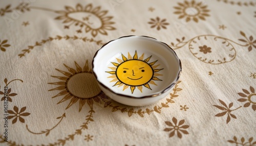Wallpaper Mural sun motif trinket dish, spring, no people, no text, no logo Torontodigital.ca