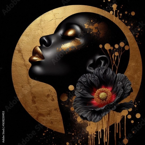 beautiful woman art 