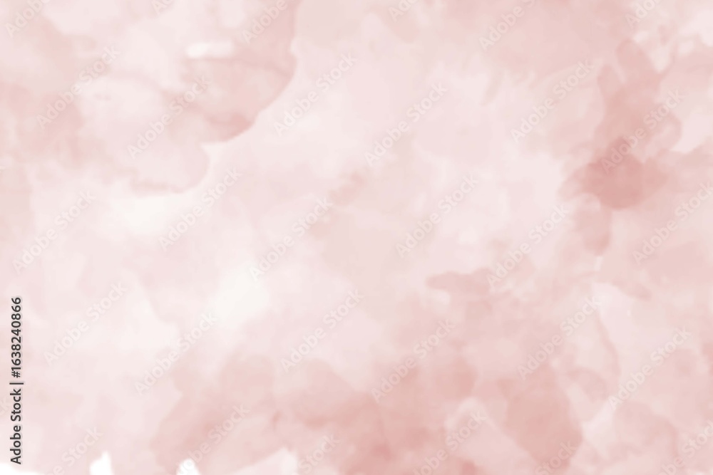 Fototapeta premium Soft pink and cream watercolor texture background with subtle marbling