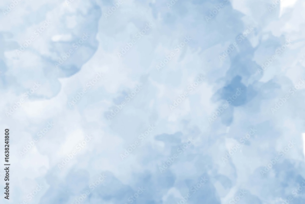 Fototapeta premium Soft blue and white watercolor wash texture background
