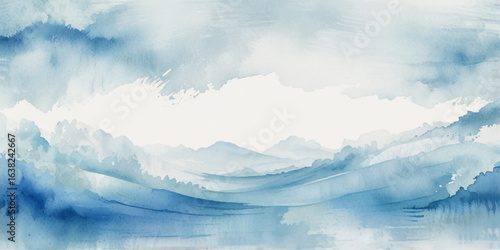 Sea water ocean wave vector background. Blue water ocean sea wave seamless background. Water ocean wave white and soft blue aqua, teal texture.
