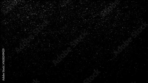 Night sky with bright stars of the constellation Cassiopeia. A view of the open space. Photographed close-up on long exposure. 