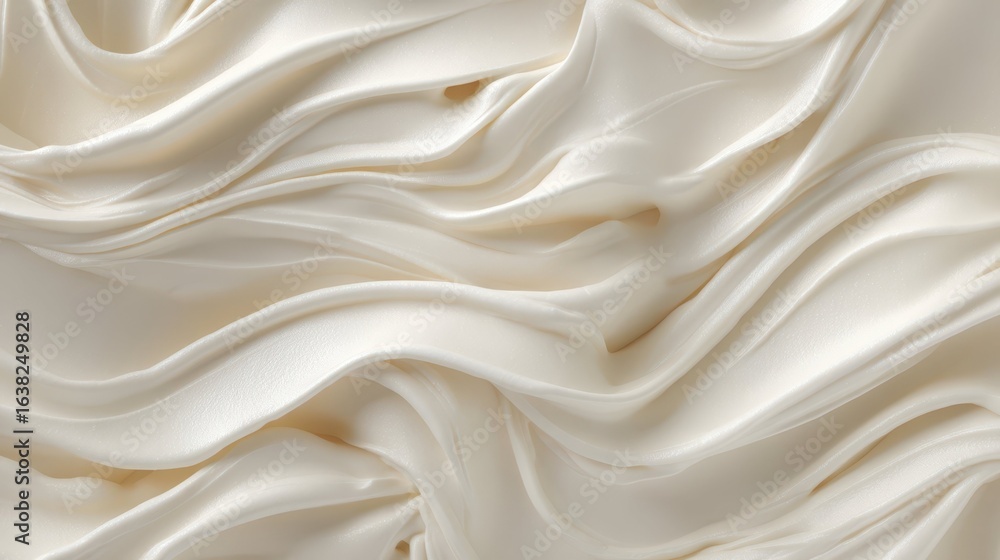 Fototapeta premium Soft Creamy White Fabric Texture with Natural Light and Shadows