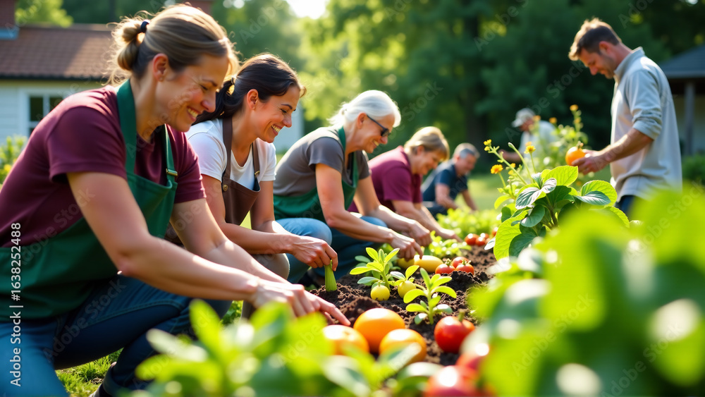 Fototapeta premium Community Garden Vitality
