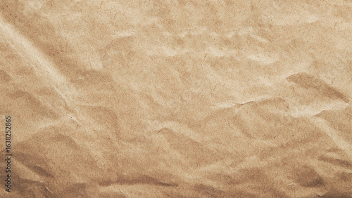 Brown Paper texture background. Brown crumple paper. Vector illustration.