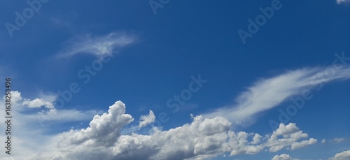 Photography The clouds that are fluffy and stacked at the bottom are cumulus clouds