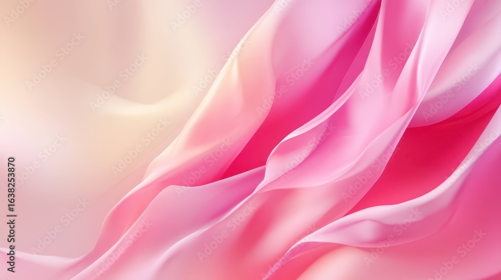 Fototapeta premium Elegant Soft Pink and Cream Gradient Abstract Background Design