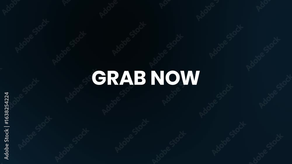 Grab It Now Neon Animation | 4K Limited Time Offer Clip