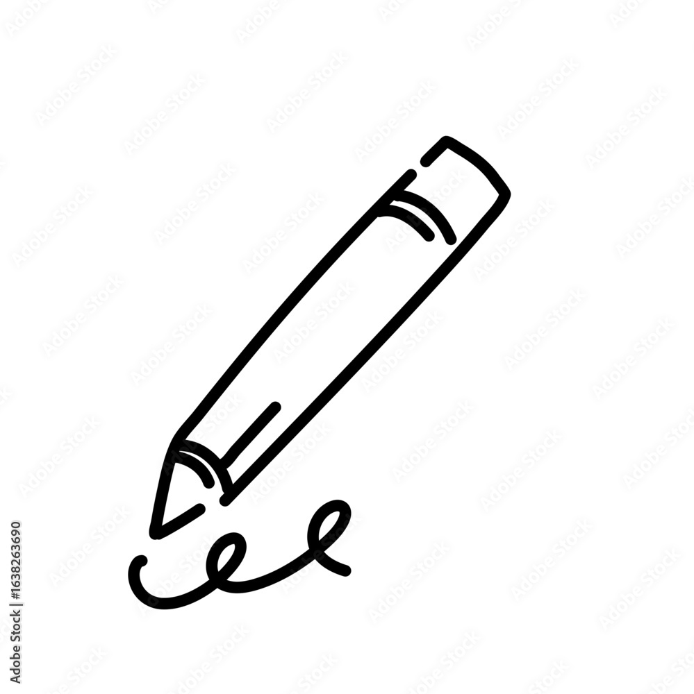 Fototapeta premium Math school doodle 