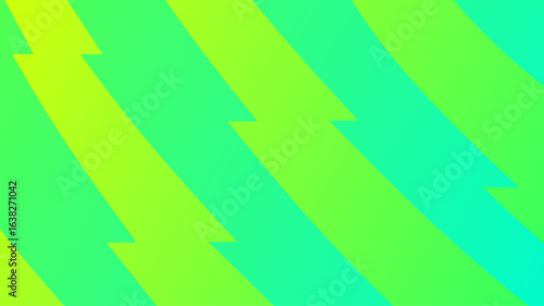 Zigzag Green Yellow Background. EPL Premier League thumbnail video print web.