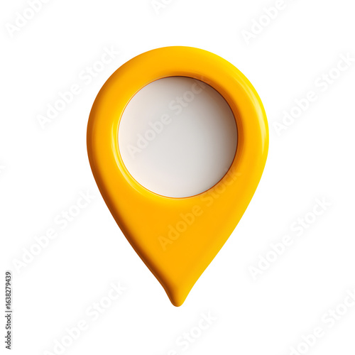 Free Download Vibrant 3D location pin icon, perfect for navigation apps, travel blogs, and highlighting destinations with a modern design. - GFXLoad