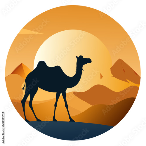 camel in desert