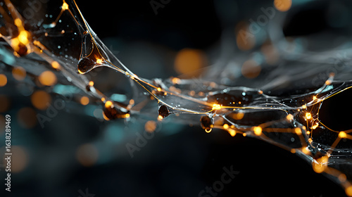 Fototapeta Naklejka Na Ścianę i Meble -  Big data technology data science analysis artificial intelligence generative ai deep learning machine learning algorithm neural flow network analytics innovation abstract futuristic. 3d rendering.